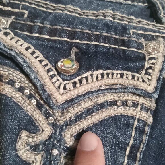 Rock Revival Women's Darcy Easy Boot Embellished Jeans 28 E8358E9L - Picture 11 of 11